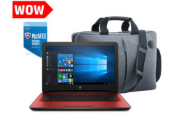 HP 14 Inch Intel i3 8GB 2TB Laptop Red - Bag & McAfee.